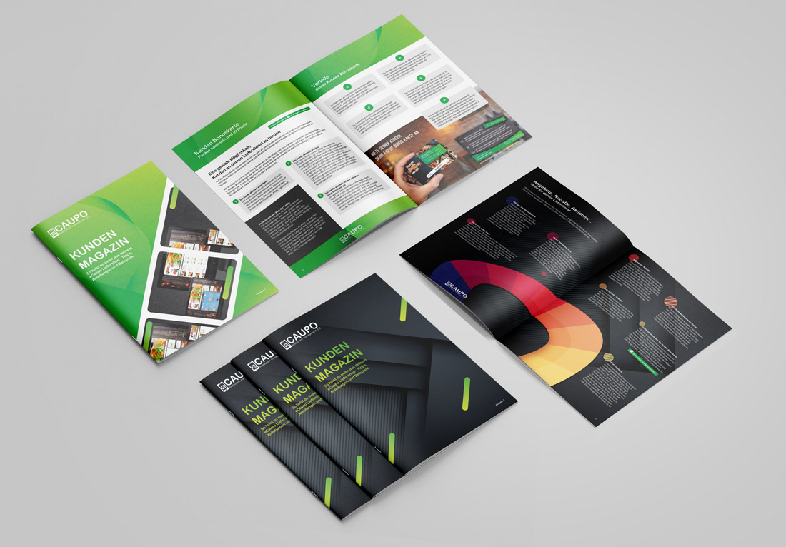 The printed eCaupo customer magazine